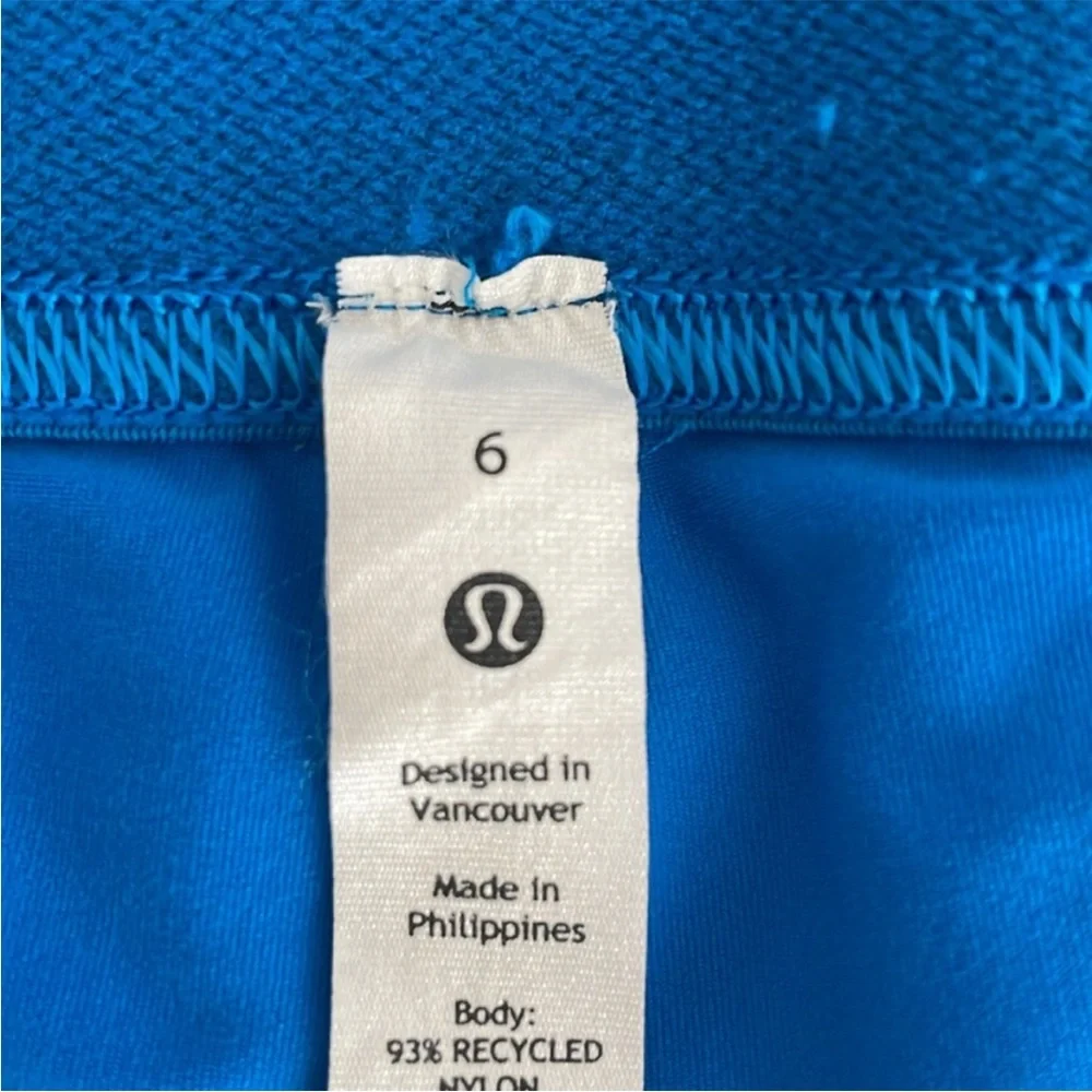 Lululemon Logo Waistband High-Rise Training Short - size 6 - Picture 12 of 13